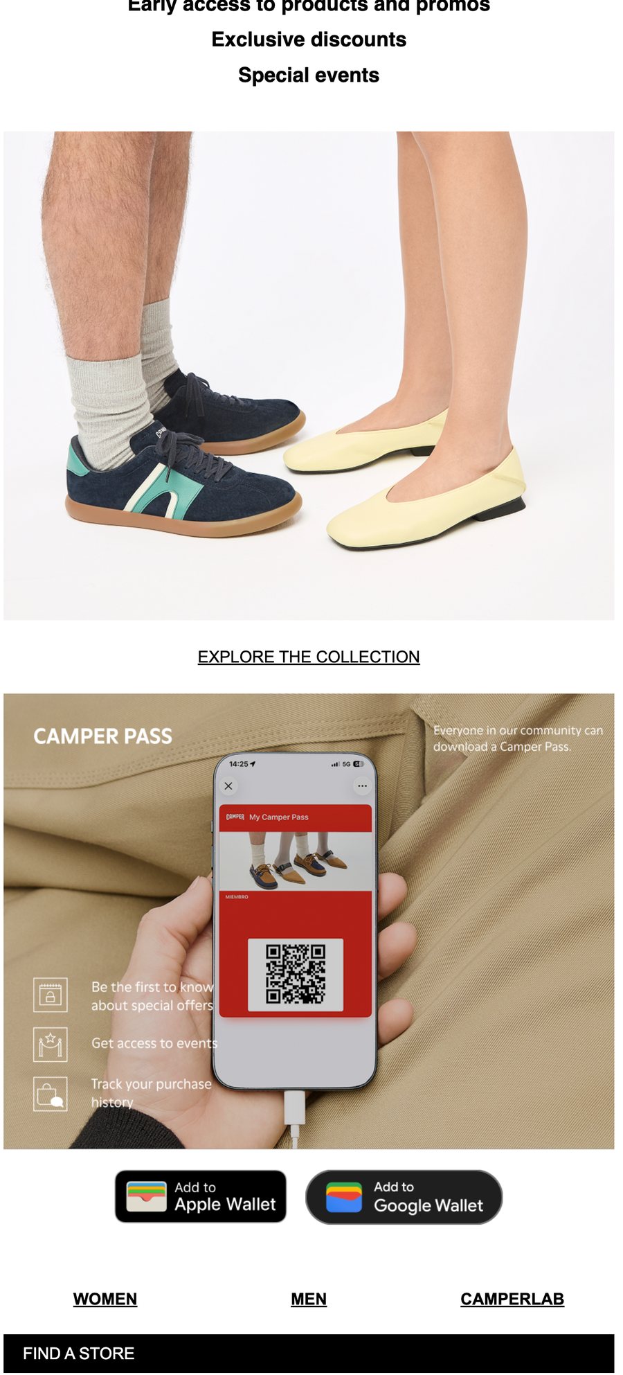 The Walking Society welcome newsletter, Camper